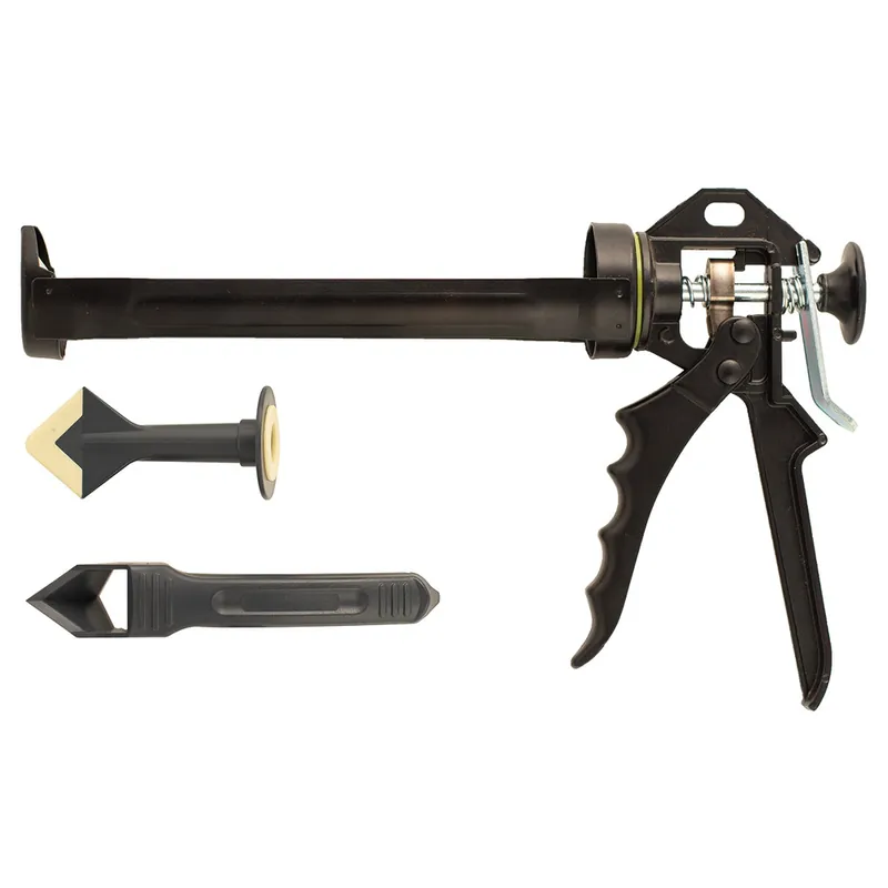 Kit Pistolet Mastic avec Extracteur et Lisseur SMARTOOL Prix Promo