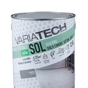 Solde Peinture sol - Spéciale sol - Cendre - 2.5 L VARIATECH