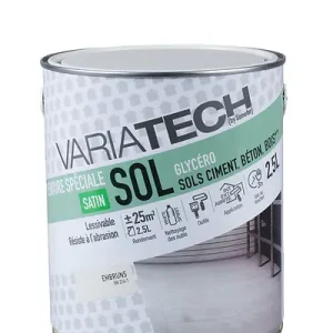 Bon Marché Peinture sol satin Embrun 2.5L VARIATECH