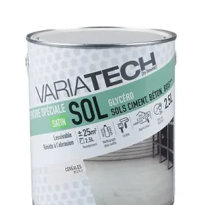 Peinture spéciale sol satin - 2.5L - Teinte céréales VARIATECH Achat Immédiat