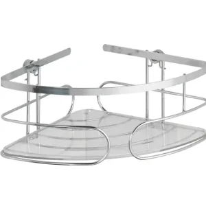 Grande étagère d‘angle acier inox Premium WENKO Certifié