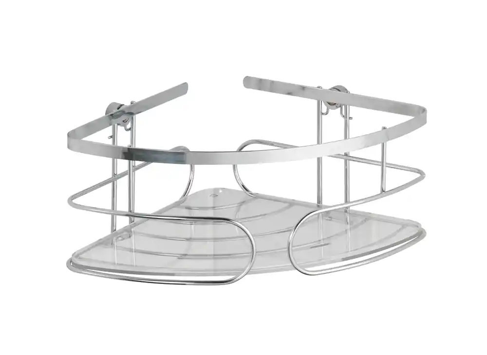 Grande étagère d‘angle acier inox Premium WENKO Certifié