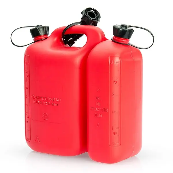 Bon Marché Jerrican à essence 5L et huile 3L Combiné Bec verseur Poignée de transport VITO