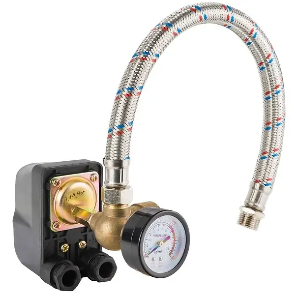 Acheter Direct Pressostat surpresseur avec mano et flexible RIBILAND