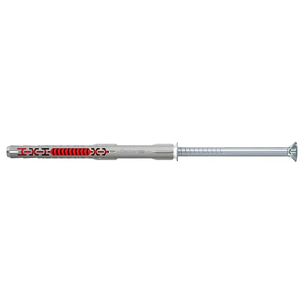 Cheville rallongée DuoXpand 10x120 avec vis à tête fraisée en acier électrozingué FISCHER 562157 Boîte de 50 Usine Directe