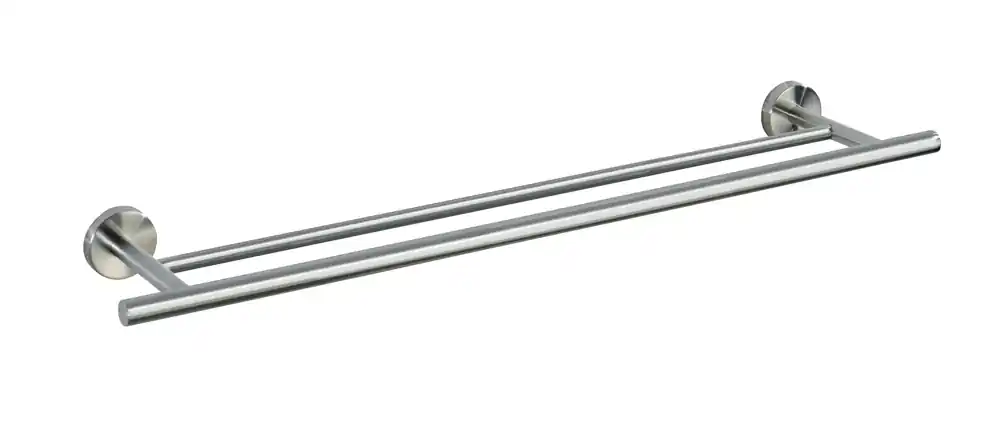Offre Limitée Barre porte-serviette duo Bosio inox mat WENKO