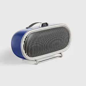 Chauffage céramique Retro - Bleu - 1500W Authentique