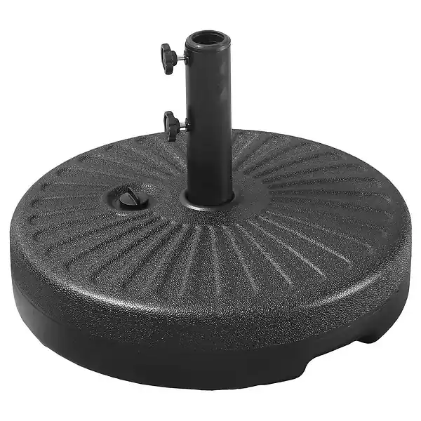Pied de parasol droit BREST noir HAPPY GARDEN Vente Directe