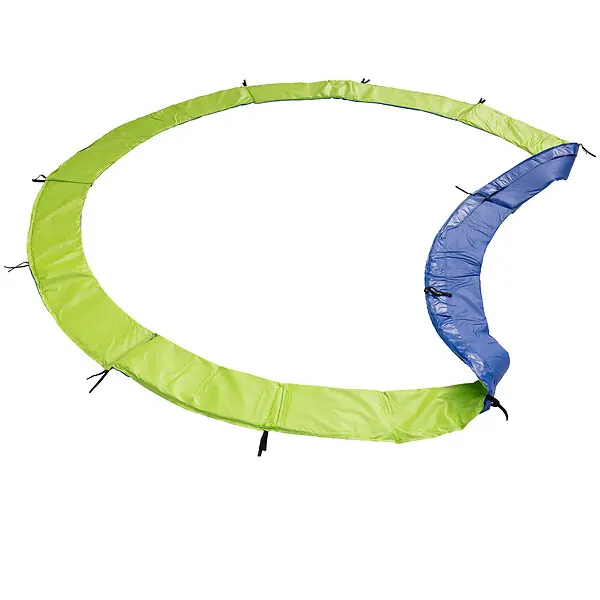 Offre Exclusive Matelas de protection réversible pour trampoline Ø305cm ADELAÏDE - vert/bleu HAPPY GARDEN