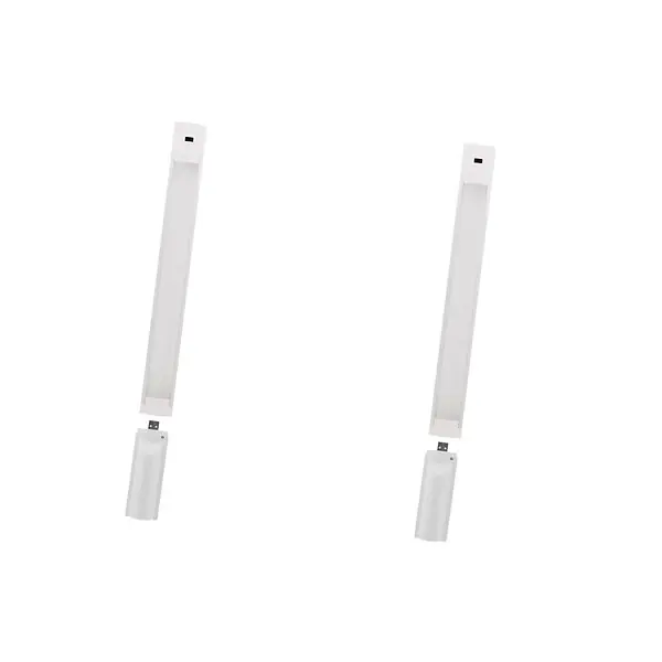 2 réglettes LED rechargeables USB + capteur 201W - Zenitech Livraison Express