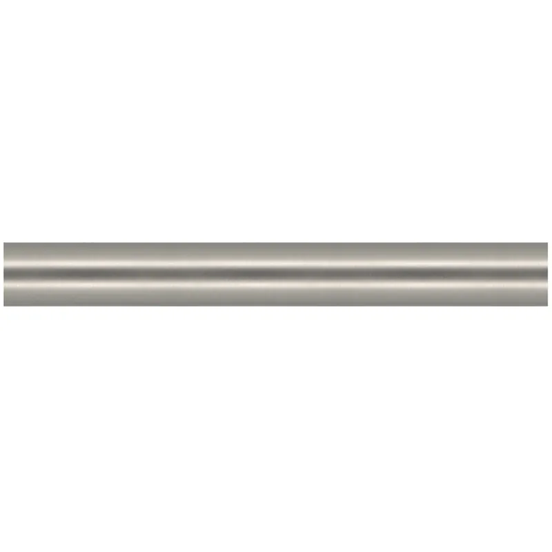 Petit Prix Tringle à rideaux en métal 2.50 m diam 28 mm Finition Chromé mat - MOBOIS