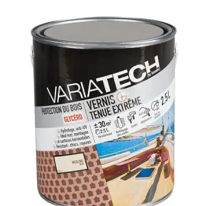 Vernis Marin extrême - Incolore Satin - 2,5L VARIATECH Quantité Limitée