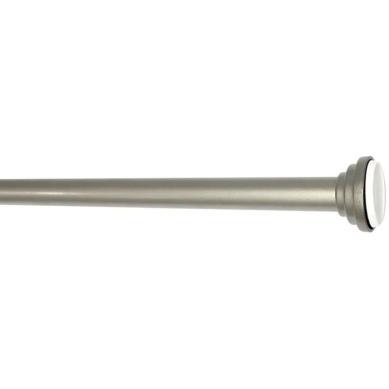 Barre entre murs extensible en métal de 0.8 à 1,25 m diam 18 à 20 mm Finition Argent - MOBOIS Réduction
