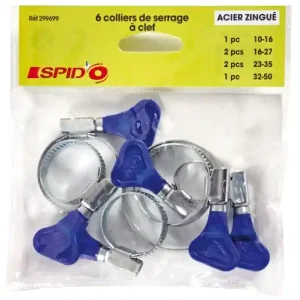 Colliers de serrage à clef par 6 SPID‘O Commander Vite