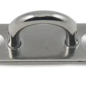 Platines oeil acier inoxydable AISI 304 diamètre fil 8 mm largeur intérieur oeil 20 mm 80 x 26 mm par 2 CHAPUIS Satisfait Ou Remboursé