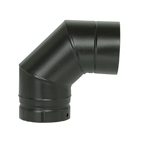 Coude à segment 90° - Acier émaillé - Raccordement 180 mm DISTRIWEST Prix Bas