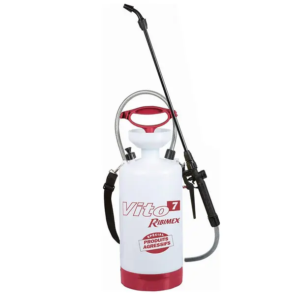 Prix Bas Pulverisateur RIBIMEX 7L à pression préalable spécial produits agressifs "VITO7" OUTIFRANCE