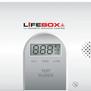Achat Immédiat Détecteur monoxyde de carbone - Lifebox - Blanc - 10 ans