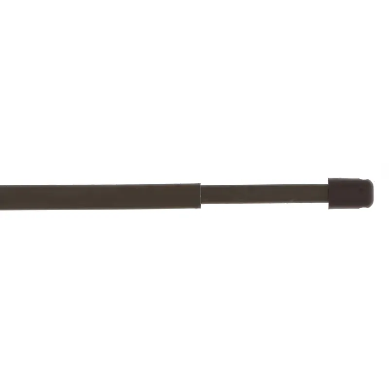 Tringle de vitrage plate extensible en métal de 30 à 50 cm Finition Marron par 2 - MOBOIS Bon Marché