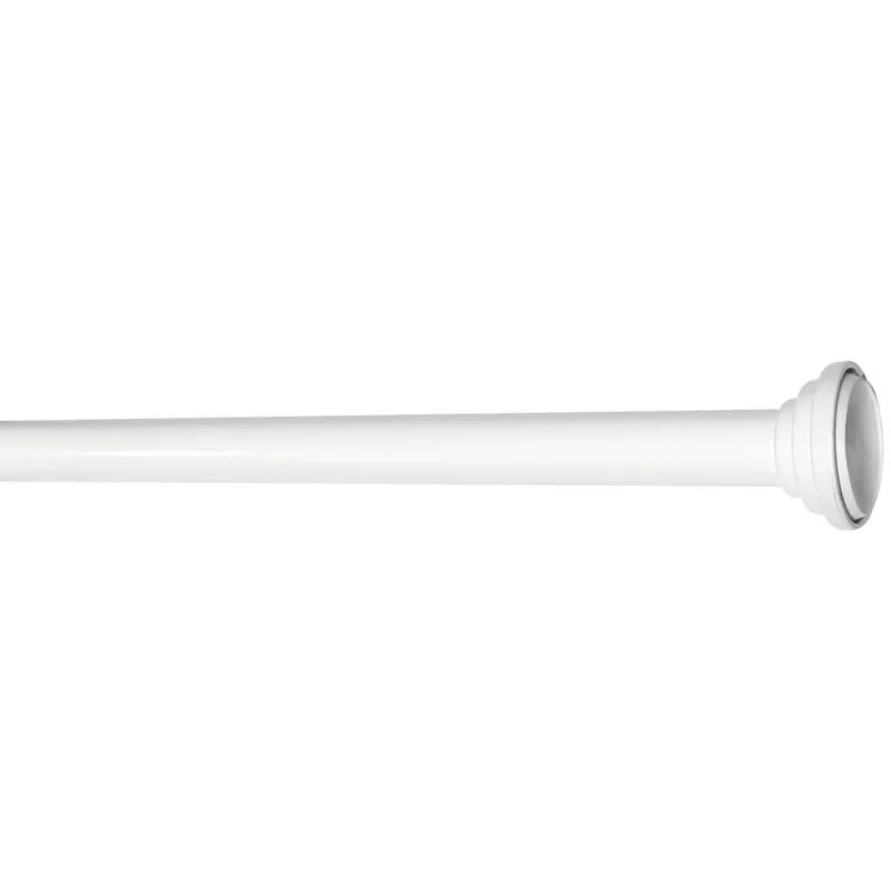 Nouvelle Collection Barre entre murs extensible en métal de 60 à 90 cm diam 18 à 20 mm Finition Blanc - MOBOIS