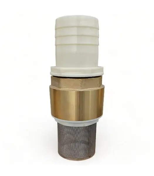 Clapet anti retour en laiton avec crépine et manchette, pour pompe - 3 pouces (80 mm) DUNSCH Must-Have