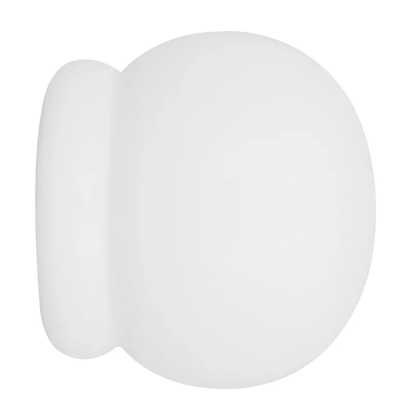 Offre Limitée Embout déco boule en bois à emboîter diam 28mm Finition Blanc laqué