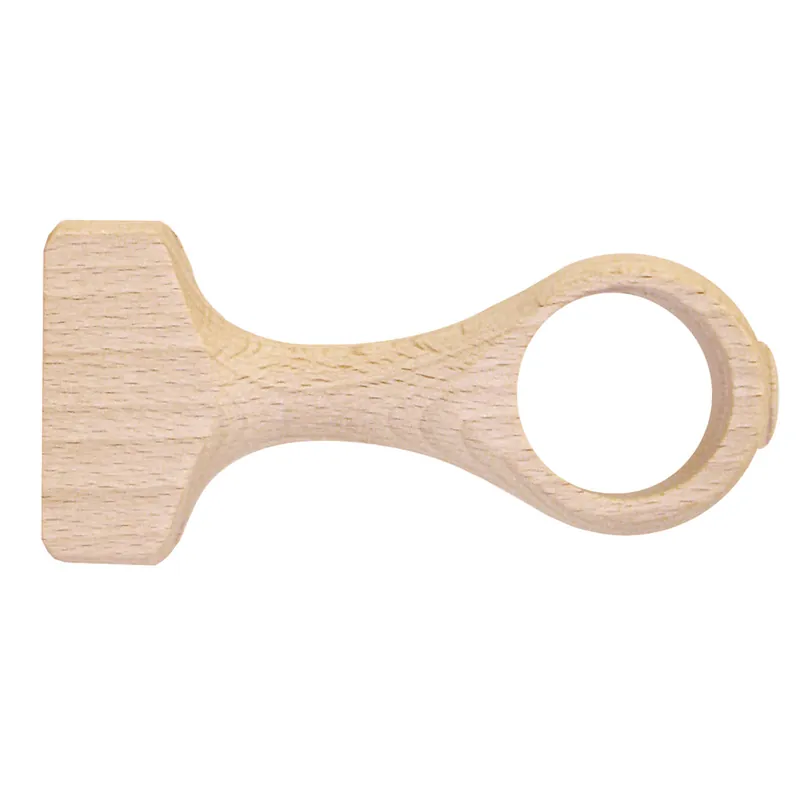 Haute Qualité Support à oeil en bois diam 28 mm Finition Bois brut - MOBOIS