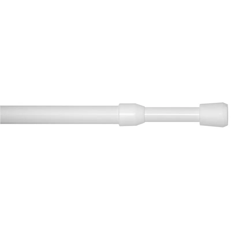 Livraison Express Tringle de vitrage autobloquante en métal de 0.6 à 1 m diam 8 mm Finition Blanc - MOBOIS