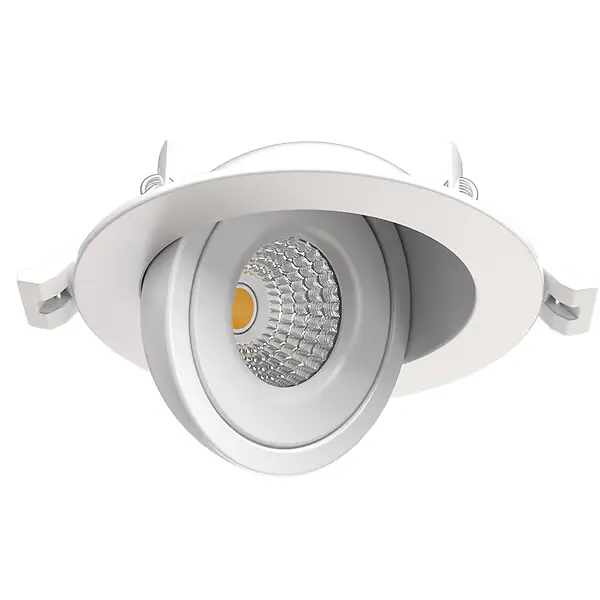 LEO Spot encastré blanc 8W. 690Lm. CCT 2700K/3000K/4000K. Orientable 90. Rotatif 360 - SOLUM - S0150790D Remise