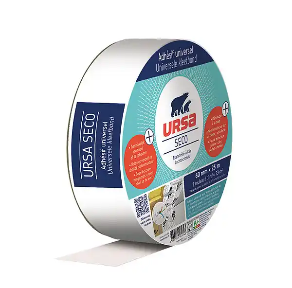Marque Bande adhésive double-face - Base tramée - 25 m URSA