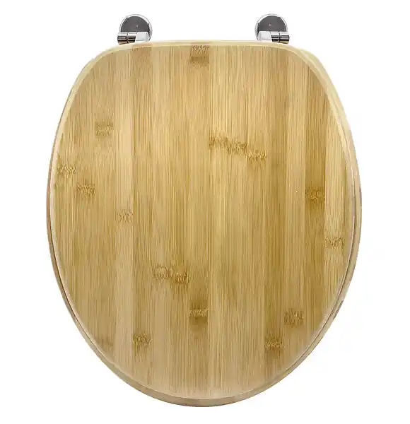 Abattant WC bambou - Naturel - Fixation universelle GELCO Affaire À Saisir