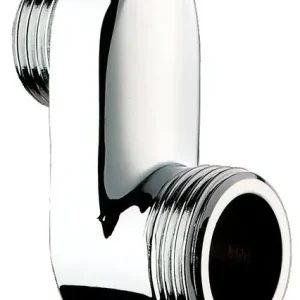 Usine Directe Raccord sanitaire excentré chromé M 1/2‘‘ M 3/4‘‘ L 30mm (la paire) - DELABIE - 853327.2P