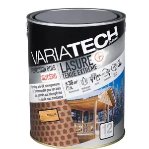Certifié Lasure extérieure Tenue extrême Chêne clair 3L VARIATECH