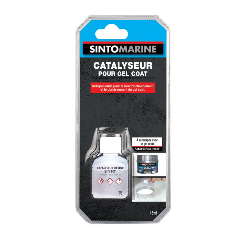 Catalyseur pour résine polyester 15 ml SINTO Authentique