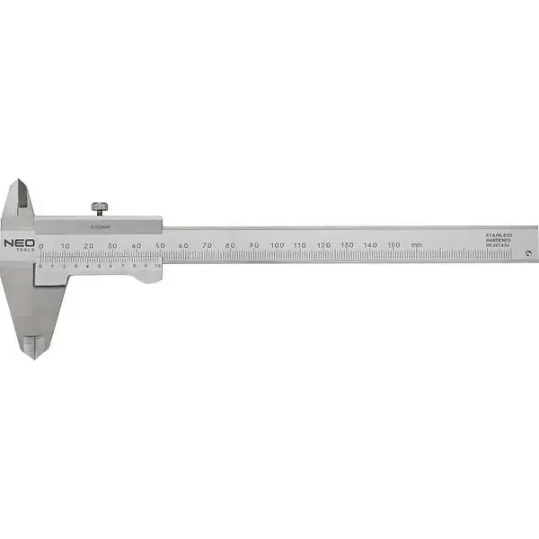 Pied à Coulisse NEO TOOLS 75-001 Inox DIN 862 0-150 mm Promotion