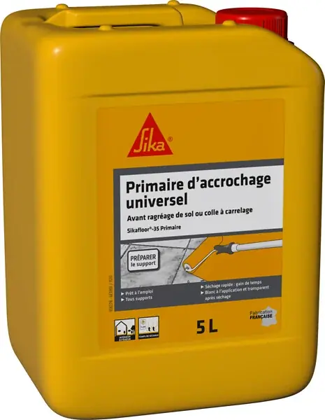 Primaire d‘adhérence sous-couche Sikalevel - 5L Promotion Saisonnière