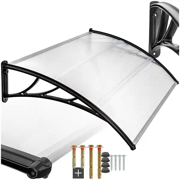 Marquise blanc transparent TECTAKE Pas Cher