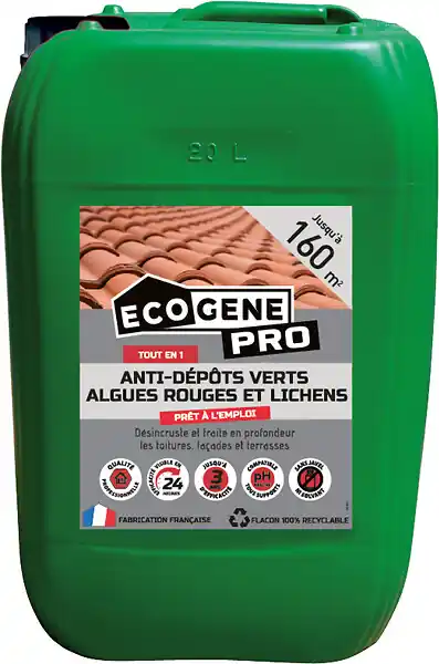 Anti-dépôts verts - Prêt à l‘emploi - 20L ECOGENE Prix Bas