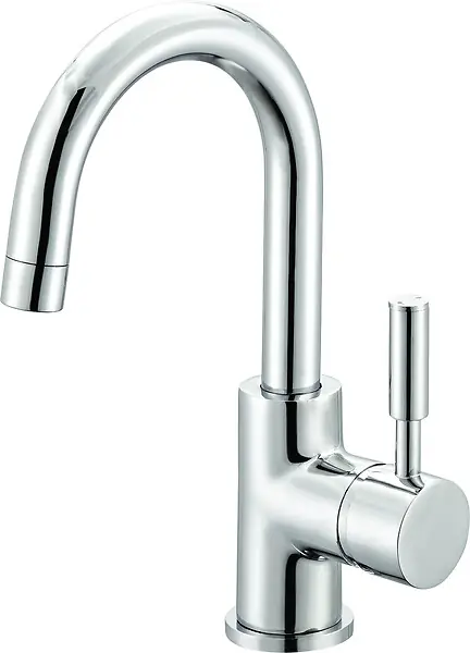 Mitigeur lavabo Ilo courbé small laiton chromé bec mobile ROUSSEAU Prix Bas
