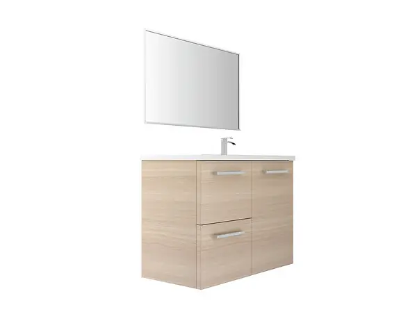 Haute Qualité Set de 2 tiroirs en PPSM - Bois clair - L.45xl.45xEp.1,8cm VIF
