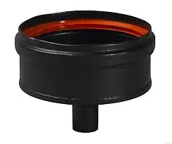 Dernier Modèle Purge noir mat D80 + joint - TEN - 340049