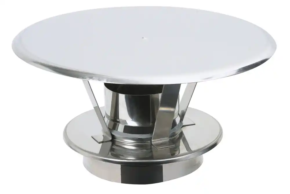 Expédition Rapide Chapeau parepluie inox galvanisé diamètre 150 mm POUJOULAT