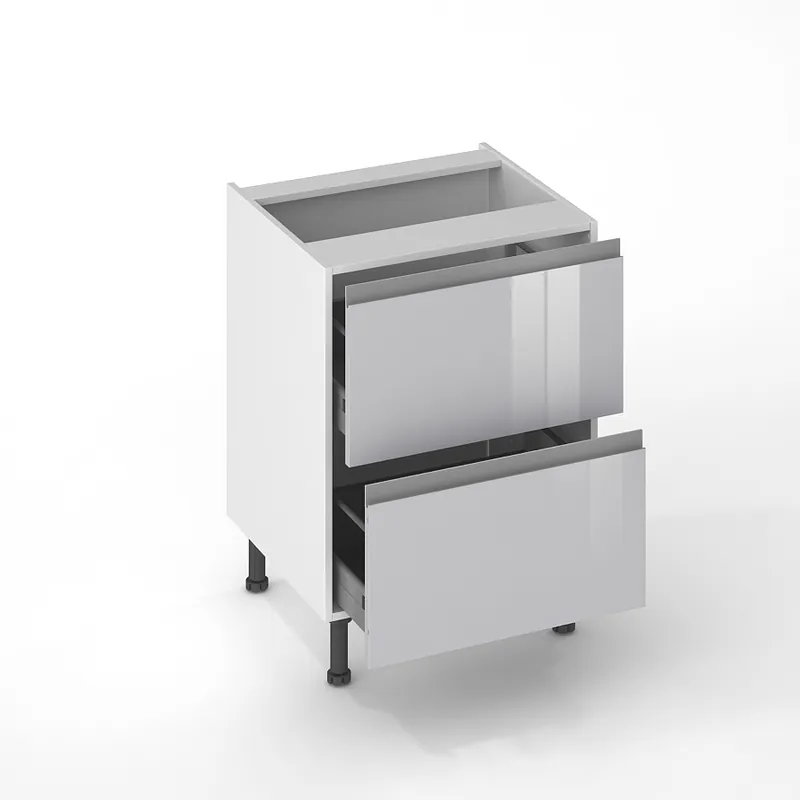 Façades tiroir pour meuble de cuisine Jade nuage 70 x 60 cm par 2 OFITRES Achat Immédiat