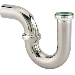 Authentique Siphon tube de lavabo en laiton chromé - VALENTIN - 16710000800