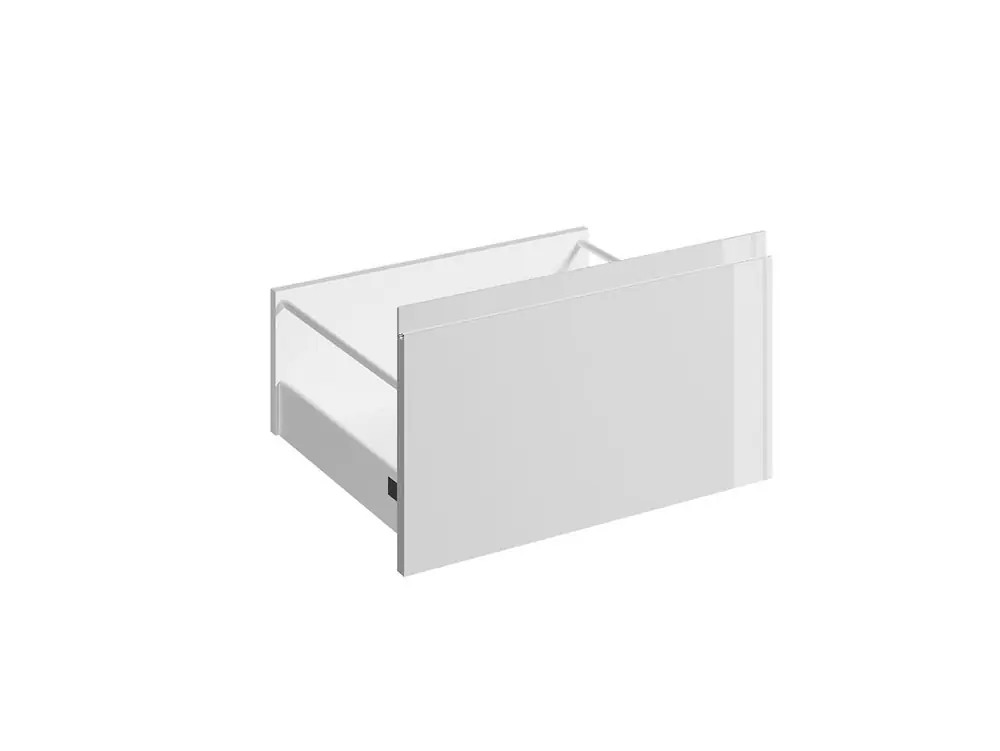Réduction Façade tiroir avec poignée intégrée pour meuble de cuisine Glossy blanc brillant 35 x 60 cm OFITRES