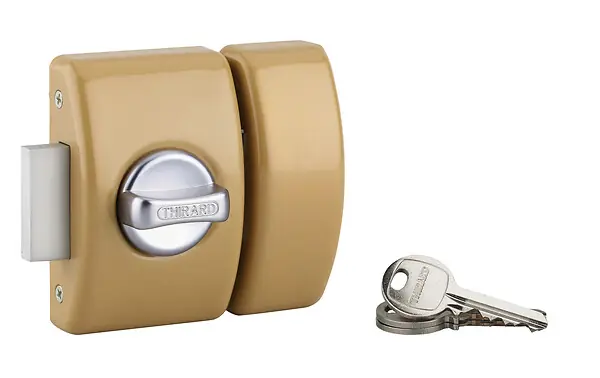 Meilleur Prix Verrou bouton cylindre 40 3 cles THIRARD