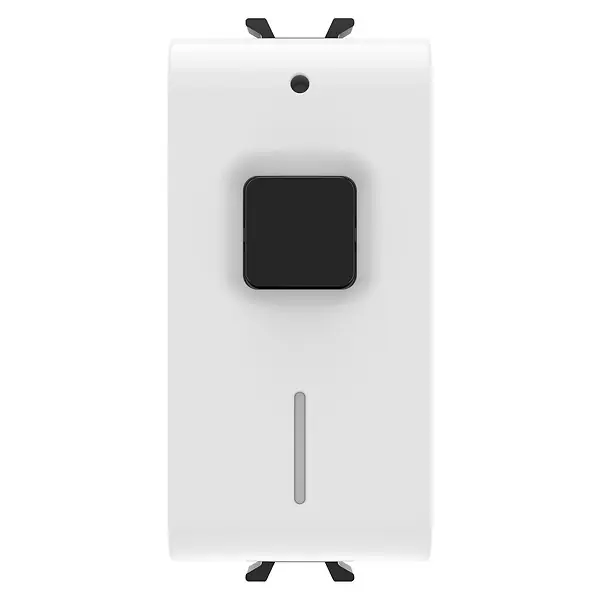 Interrupteur connecté ChoruSmart avec compteur d‘énergie finition Blanc brillant - 1 module - GEWISS - GW10826 Dernier Modèle