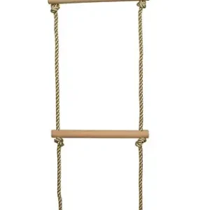 Prix Cassé Échelle de corde 5 barreaux bois - Brun - L.32xH.200cm CERLAND