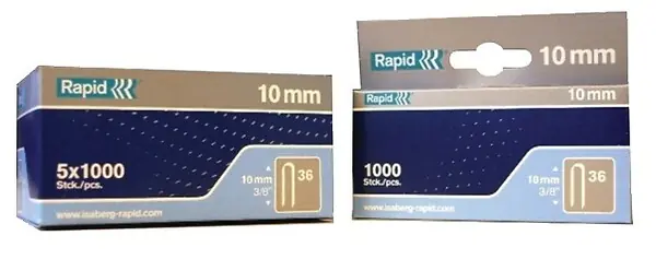 Quantité Limitée Agrafes pour câble N° 36 10 mm boîte de 5000 - RAPID - 11884410