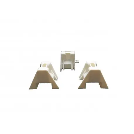 Prix Bas 100 cales de fixation pour plaque bac acier 1045, polycarbonate et polyester Blanc MCCOVER